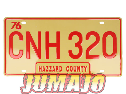 PB66 PLAQUES tolée Sheriff fais moi peur : General Lee CNH 320 30x15 cm