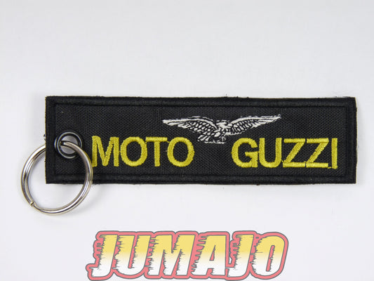 PC26 PORTE CLEF moto Broderie tissu environ 10,2cm x 2,8cm : Moto Guzzi