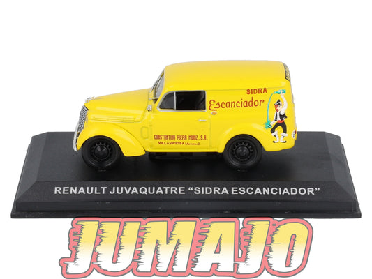 PES36 1/43 IXO Véhicules d'époque ESPAGNE : RENAULT Juvaquatre Sidra Escanciador