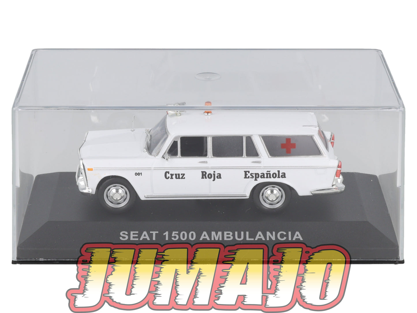 PES413 1/43 IXO Véhicules d'époque ESPAGNE : SEAT 1500 Ambulancia