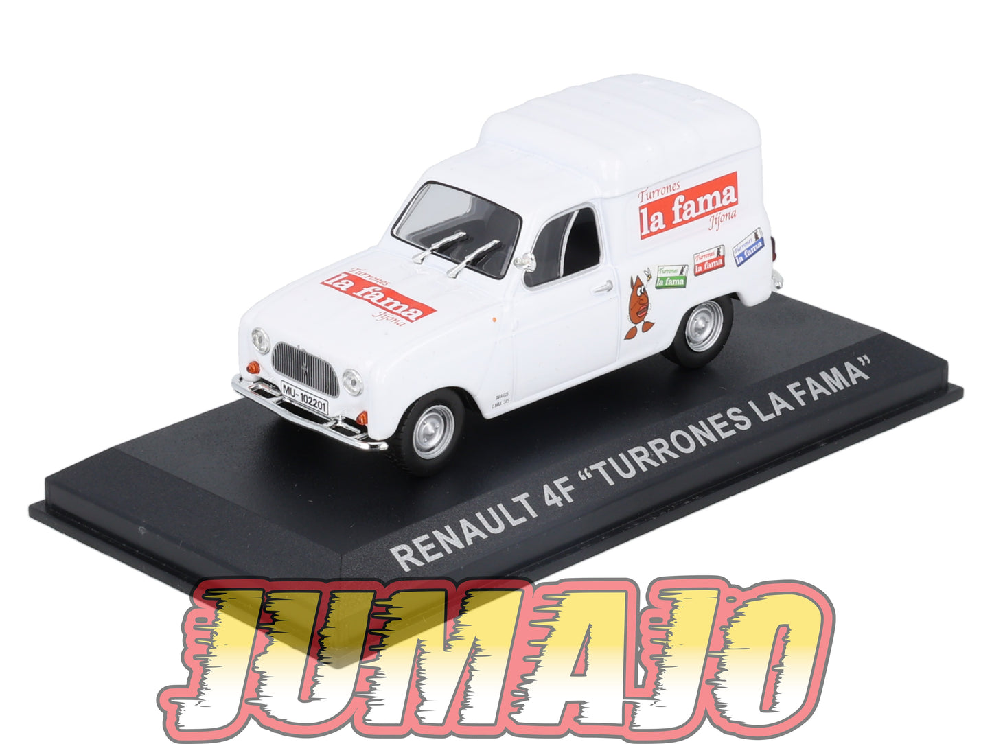 PES42 1/43 IXO Véhicules d'époque ESPAGNE : RENAULT 4F Turrones la fama