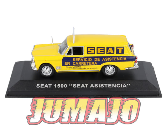 PES8 1/43 IXO Véhicules d'époque ESPAGNE : SEAT 1500 Asistencia