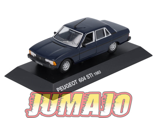 PEU13 Voiture 1/43 Hachette NOREV PEUGEOT : 604 STI 1983