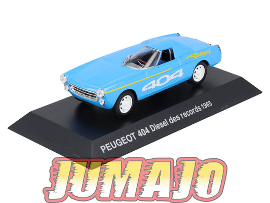 PEU14 Voiture 1/43 Hachette NOREV PEUGEOT : 404 Diesel des records 1965 #404