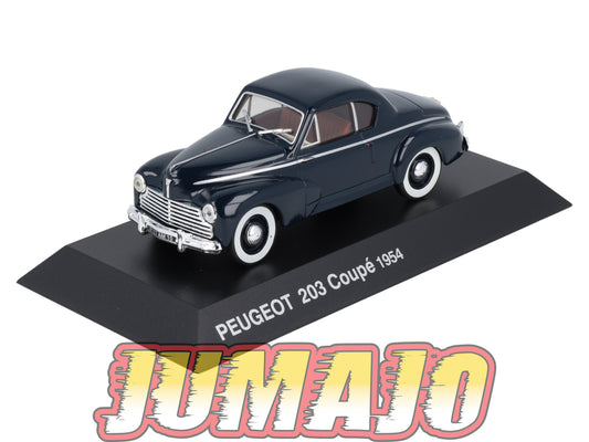 PEU15 Voiture 1/43 Hachette NOREV PEUGEOT : 203 Coupe 1954