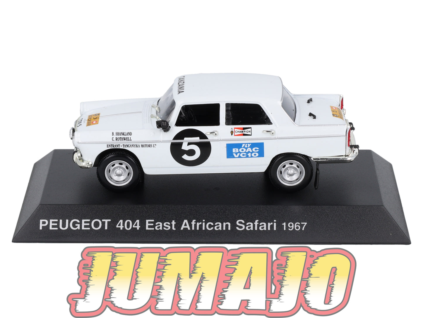 PEU20 Voiture 1/43 Hachette NOREV PEUGEOT : 404 East African Safari 1967
