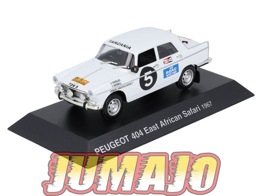 PEU20 Voiture 1/43 Hachette NOREV PEUGEOT : 404 East African Safari 1967