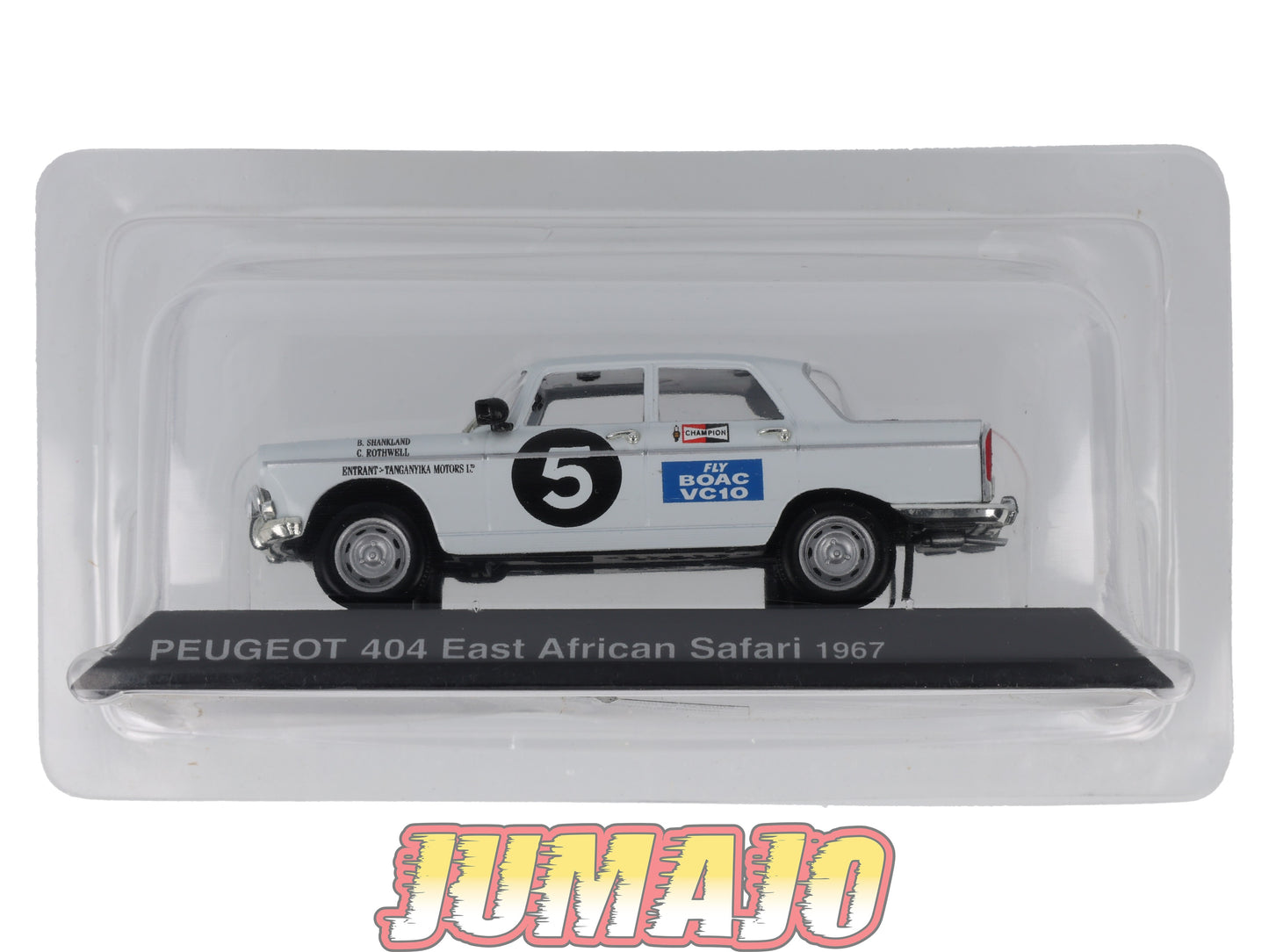 PEU20 Voiture 1/43 Hachette NOREV PEUGEOT : 404 East African Safari 1967