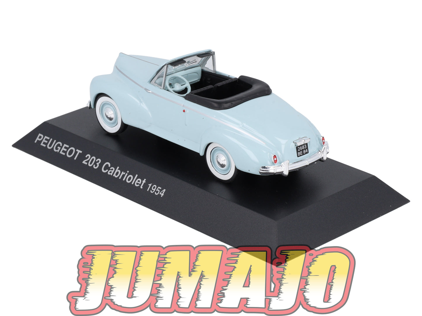 PEU25 Voiture 1/43 Hachette NOREV PEUGEOT : 203 Cabriolet 1954
