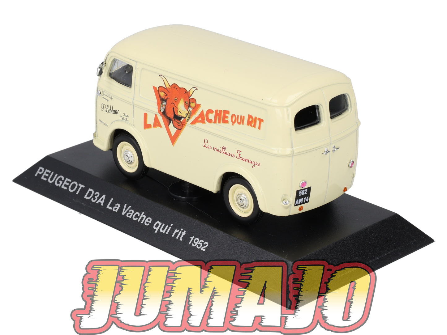 PEU27 Voiture 1/43 Hachette NOREV PEUGEOT : D3A La vache qui rit 1952
