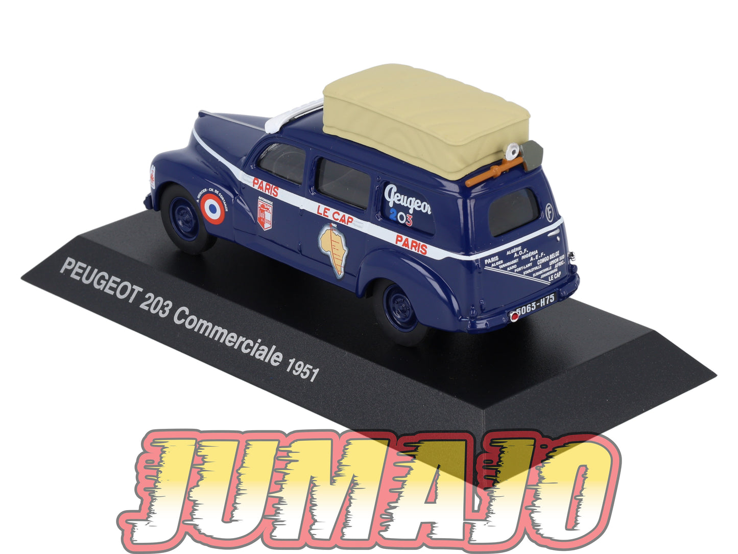 PEU41 Voiture 1/43 Hachette NOREV PEUGEOT : 203 Commerciale 1951