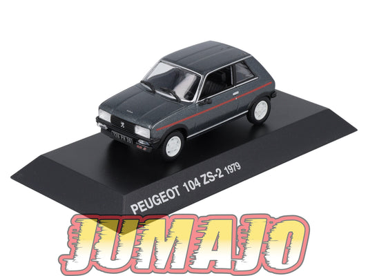 PEU45 Voiture 1/43 Hachette NOREV PEUGEOT : 104 ZS-2 1979