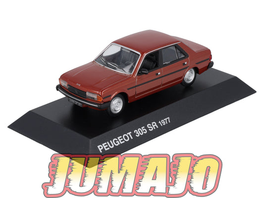 PEU55 Voiture 1/43 Hachette NOREV PEUGEOT : 305 SR 1977