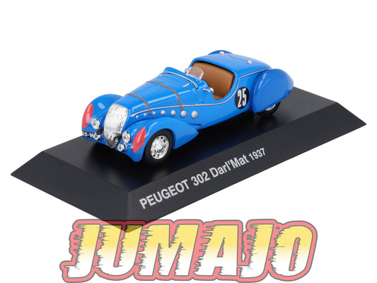 PEU8 Voiture 1/43 Hachette NOREV PEUGEOT : 302 Darl'Mat 1937
