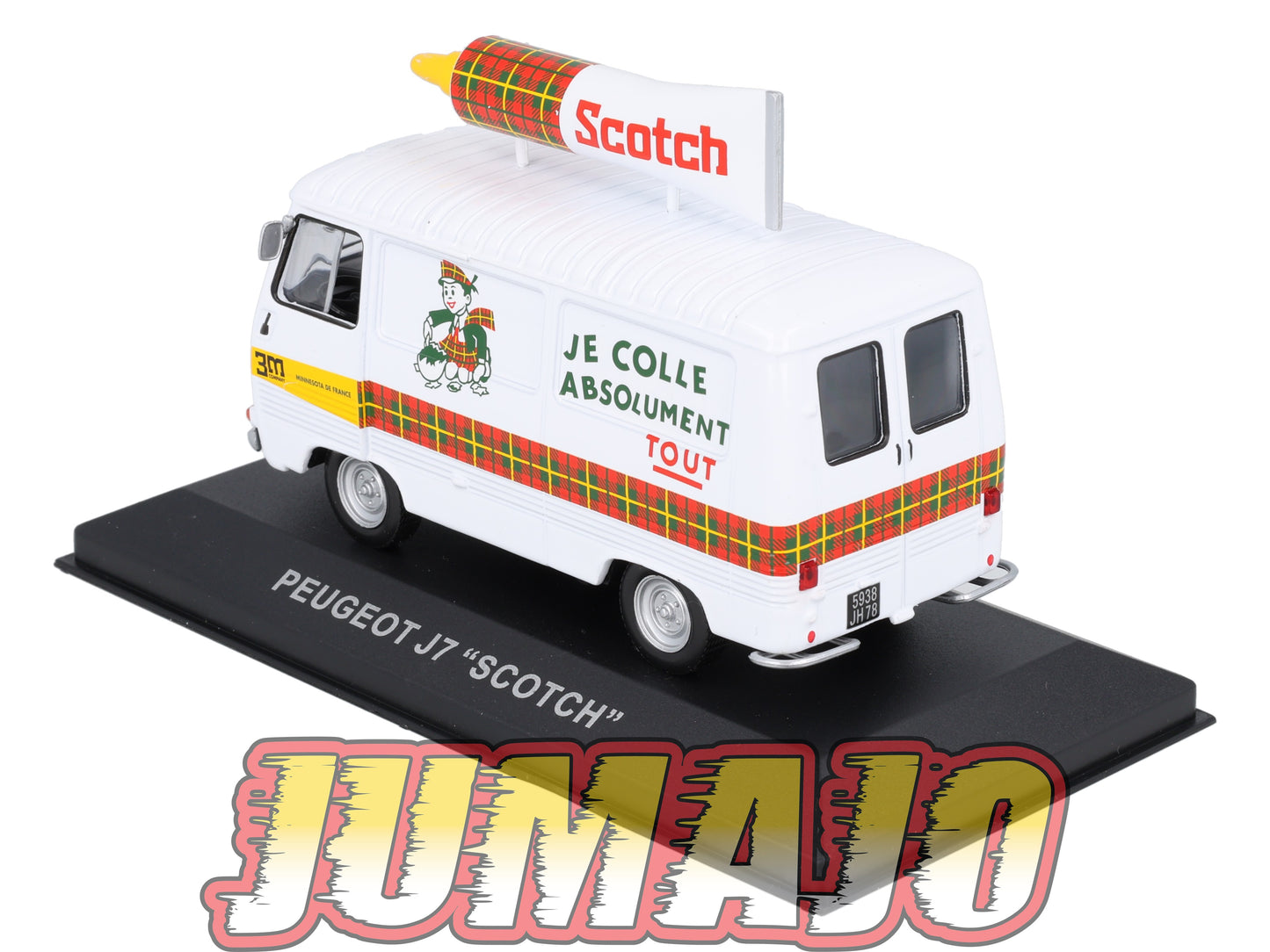 PFR37 1/43 IXO/ALTAYA Camionnettes Antan : PEUGEOT J7 Scotch