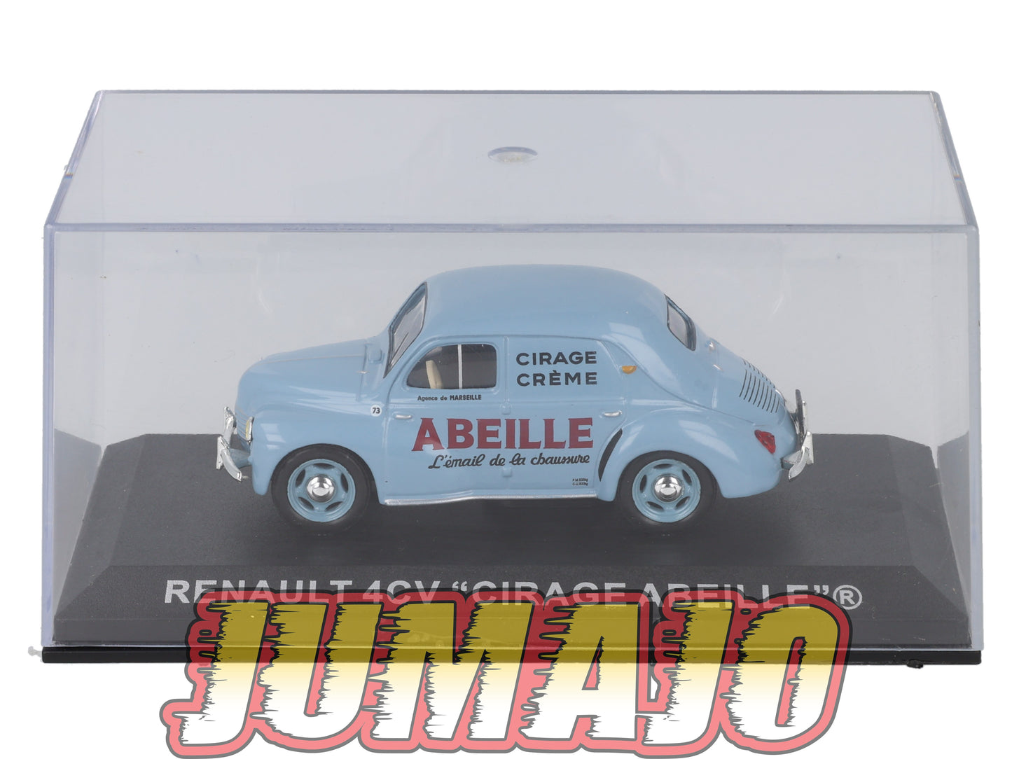 PFR59 1/43 IXO Véhicules d'époque ITALIE : RENAULT 4CV Commerciale Cirage abeille