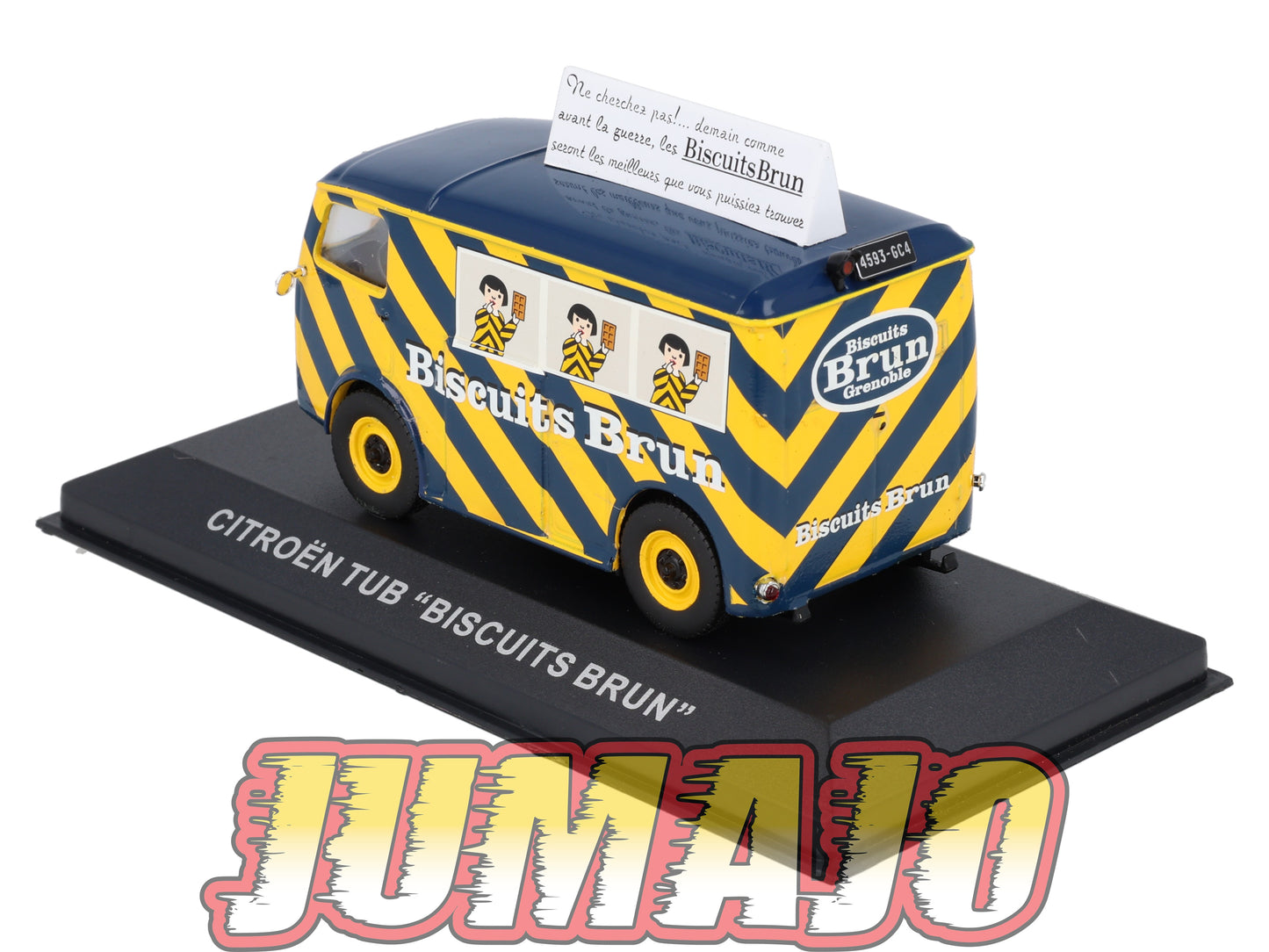 PFR64 1/43 IXO/ALTAYA Camionnettes Antan : CITROEN TUB Biscuits Brun