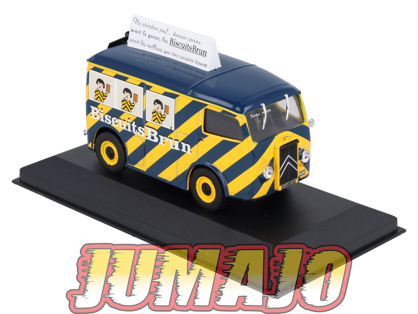 PFR64 1/43 IXO/ALTAYA Camionnettes Antan : CITROEN TUB Biscuits Brun