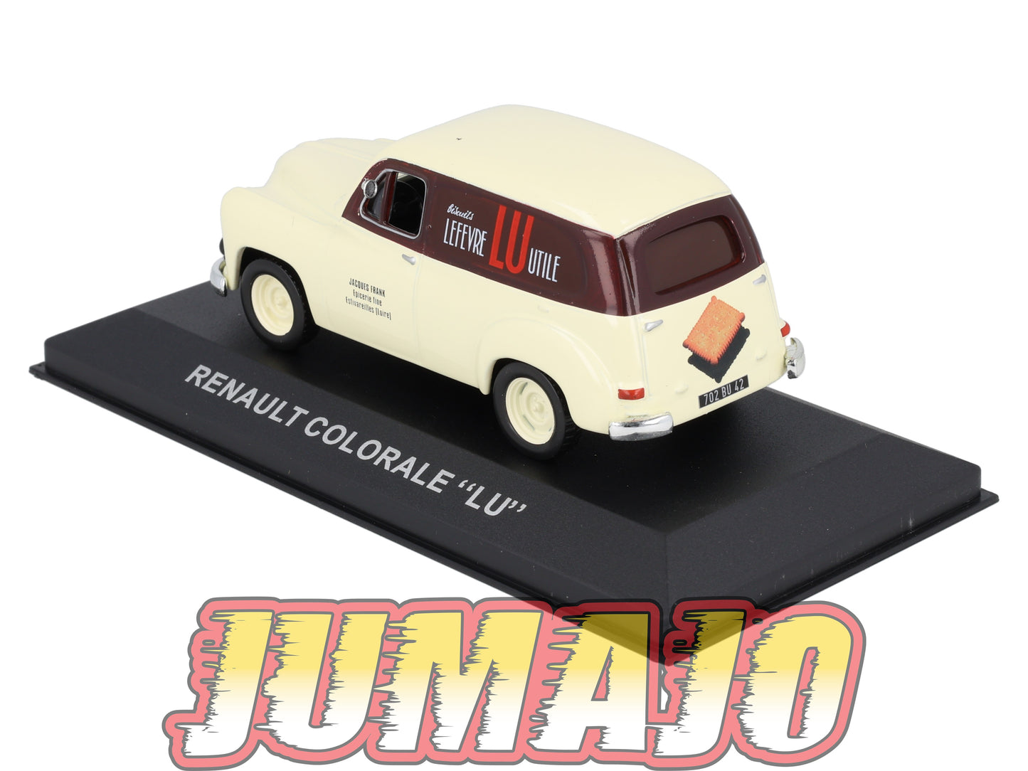 PFR6 Voiture 1/43 Altaya IXO : RENAULT colorale Biscuits LU