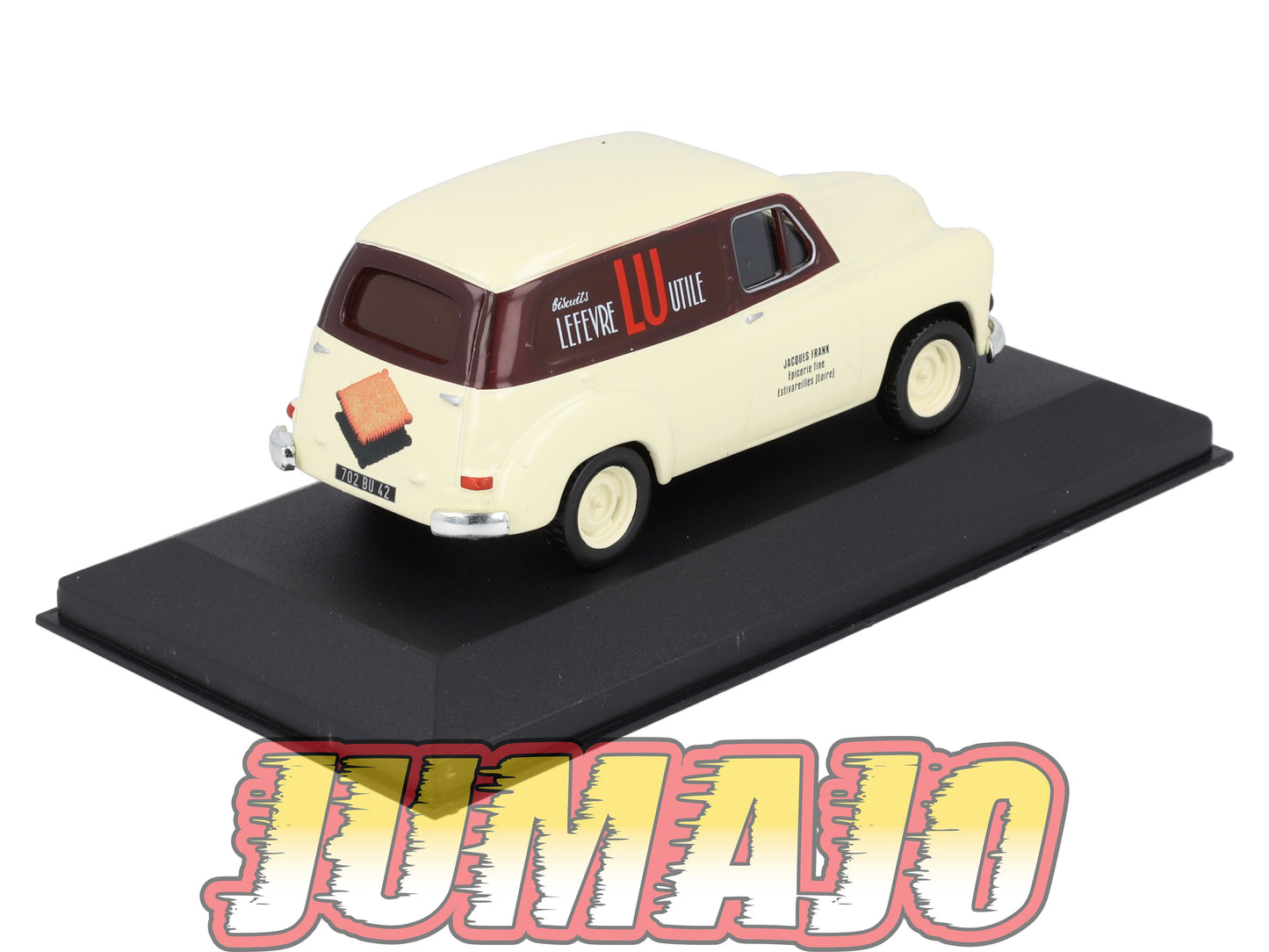 PFR6 Voiture 1/43 Altaya IXO : RENAULT colorale Biscuits LU