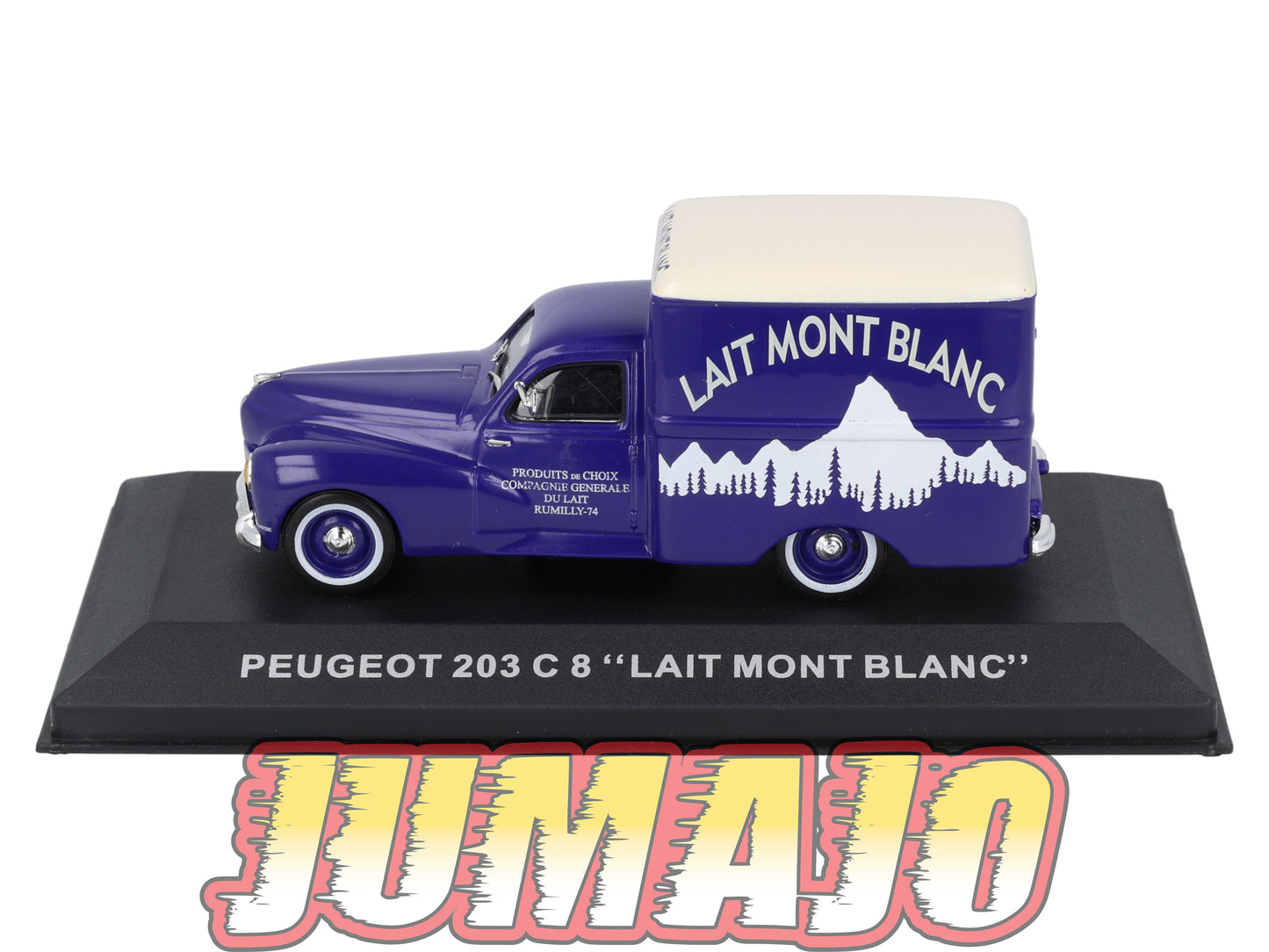 PFR7 1/43 IXO/ALTAYA Camionnettes Antan : PEUGEOT 203 C8 Lait Mont Blanc