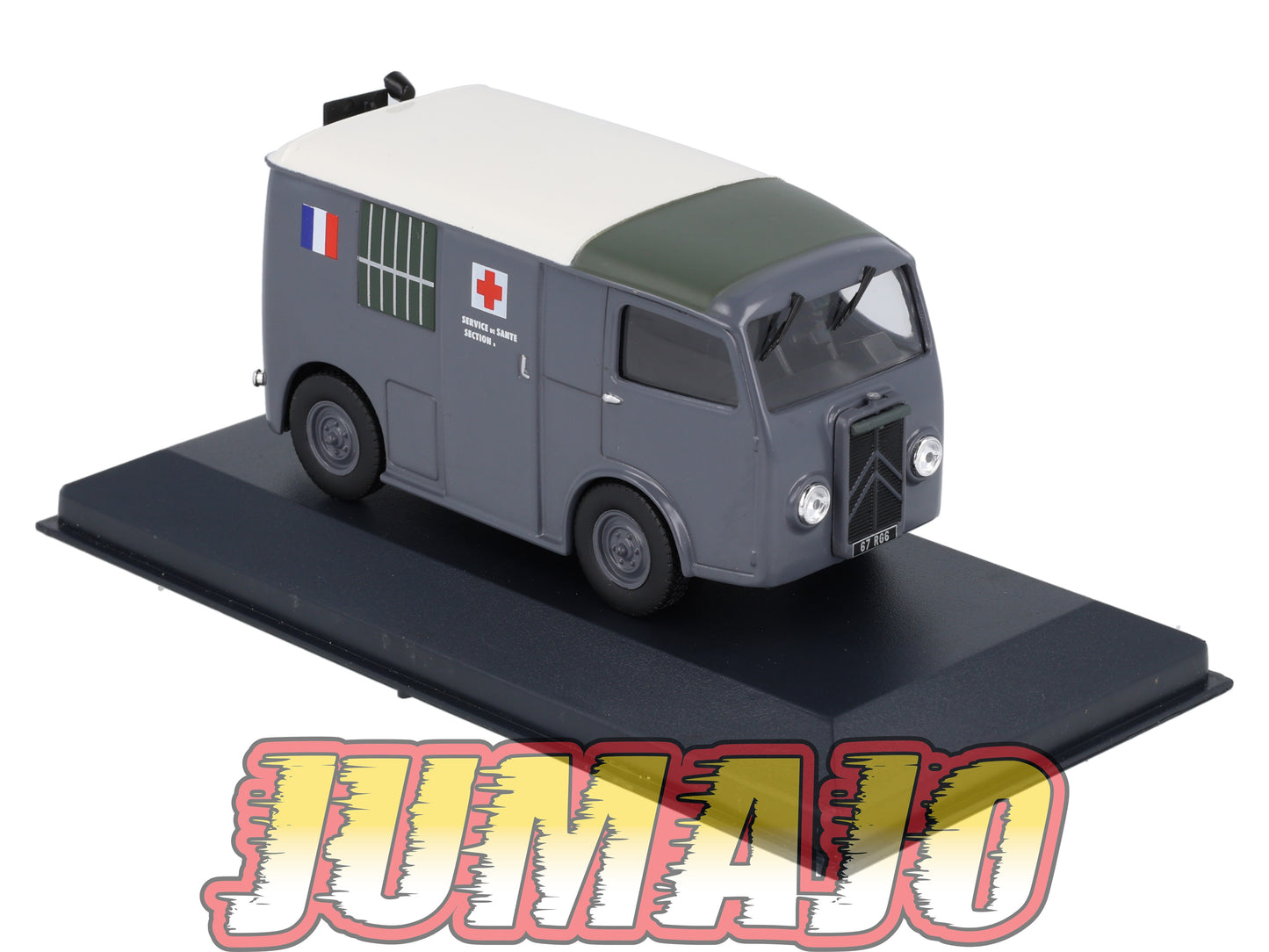 PFR88 1/43 IXO/ALTAYA Camionnettes Antan : CITROEN TUB Ambulance Croix rouge