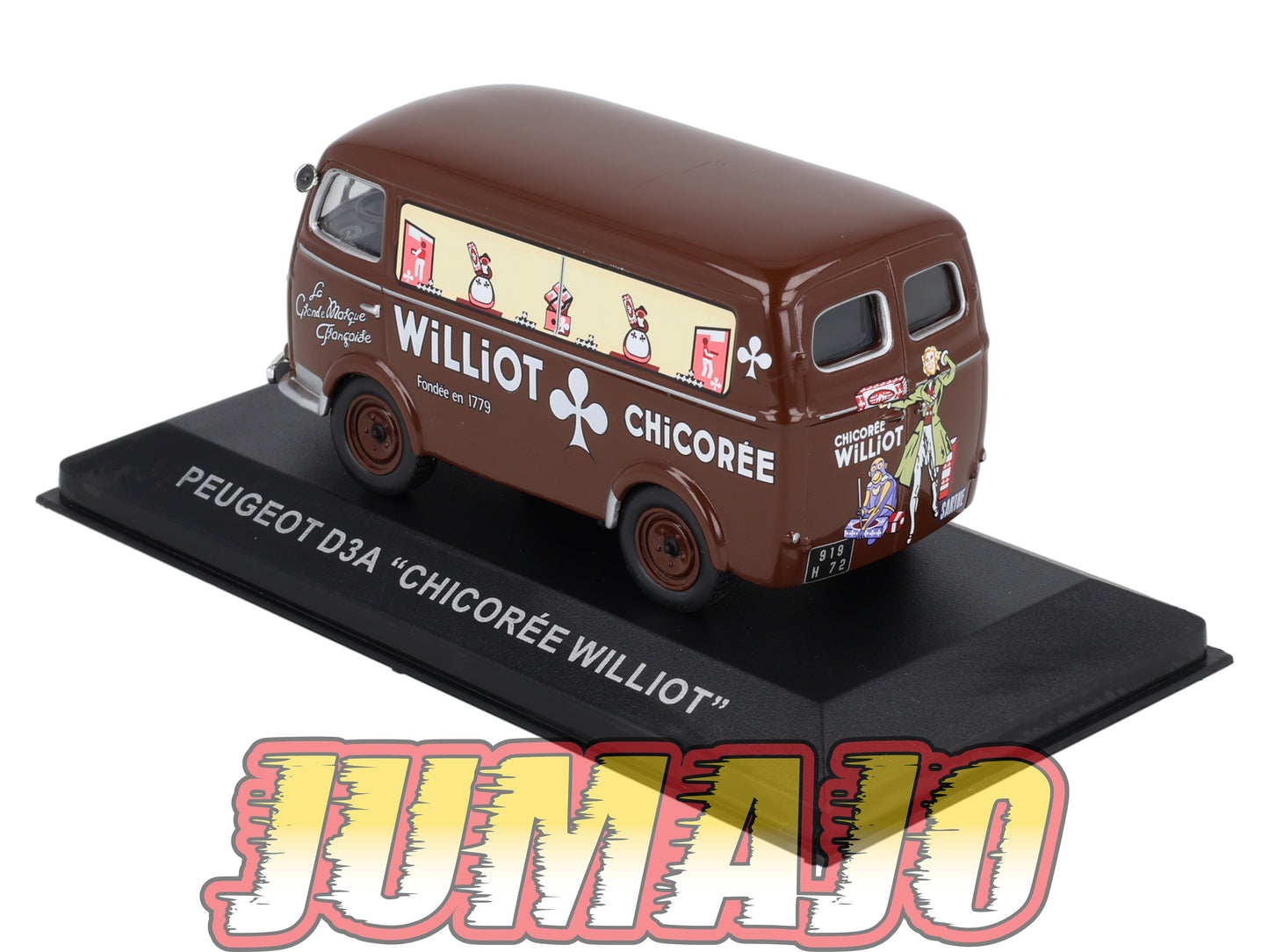 PFR93 1/43 IXO/ALTAYA Camionnettes Antan : PEUGEOT D3A Chicorée Williot