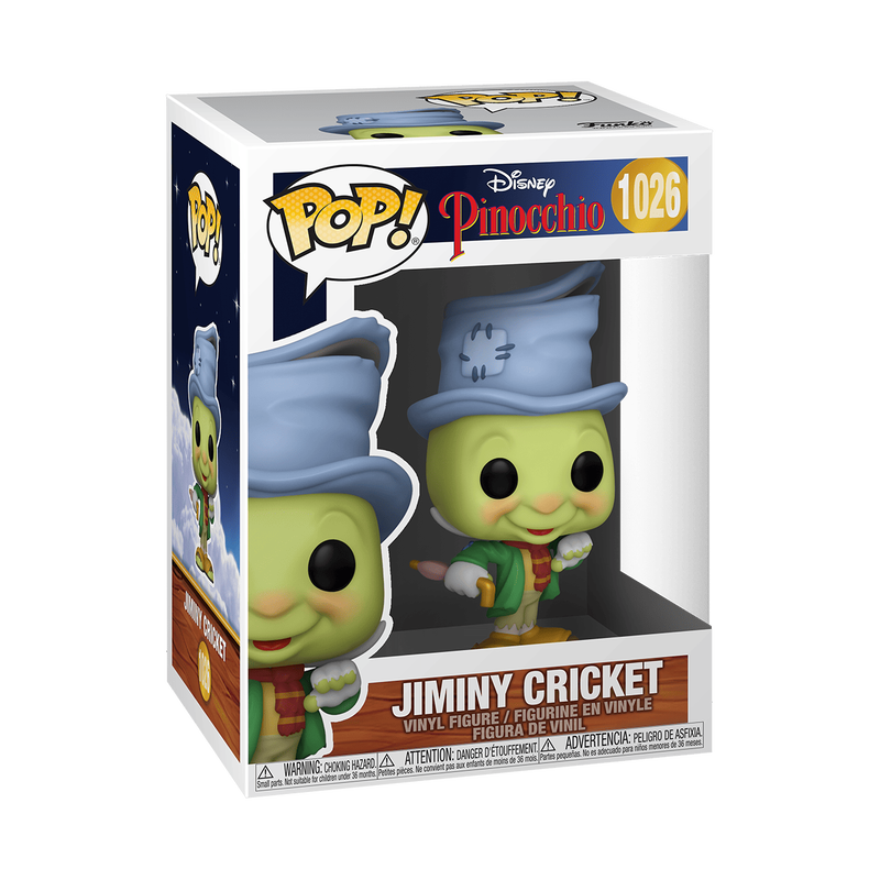 POP14 Figurine Vinyl FUNKO POP Disney PINOCCHIO : Jiminy Cricket #1026