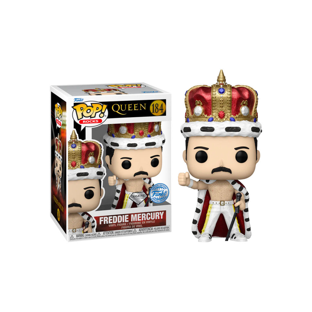 POP16 Figurine FUNKO POP QUEEN : Freddie Mercury Diamond coll. Special Ed. #184