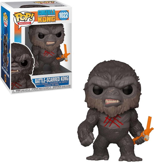 POP68 Figurine Vinyl FUNKO POP Godzilla vs Kong: Battle-Scarred Kong #1022