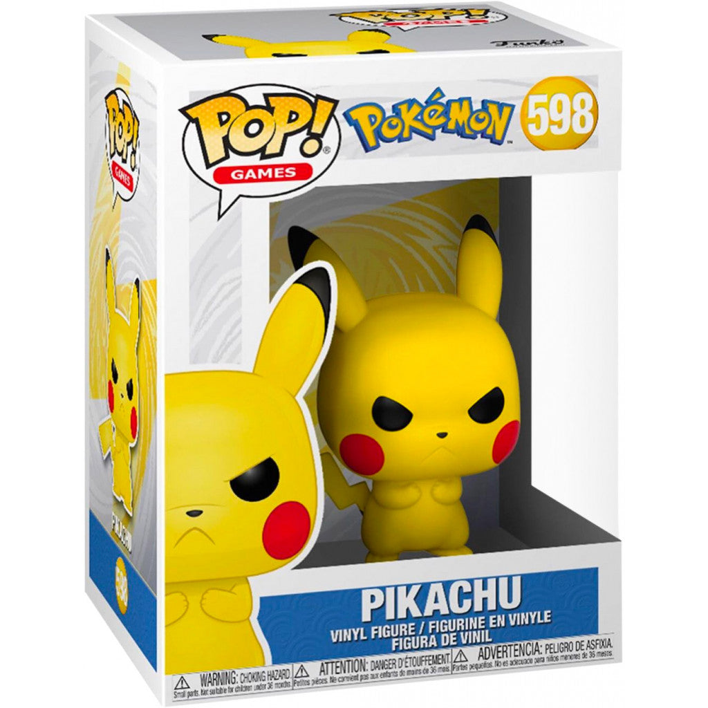POP70 Figurine Vinyl FUNKO POP Pokemon : Grumpy Pikachu #598