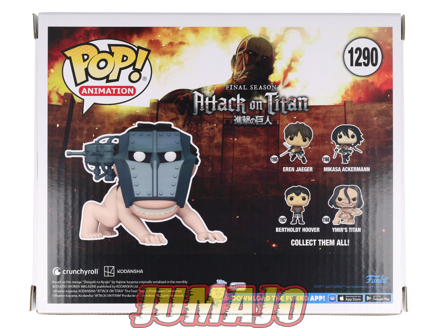 POP19 Figurine Vinyl FUNKO POP ATTACK ON TITAN : Cart Titan #1290