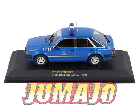 POS47 voiture 1/43 IXO altaya POLICE Espagne : FORD Escort Mossos d'esquadra 1982
