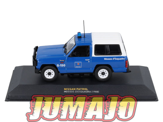 POS402 voiture 1/43 IXO altaya POLICE Espagne : NISSAN Patrol 1988 Mossosn d'esquadra