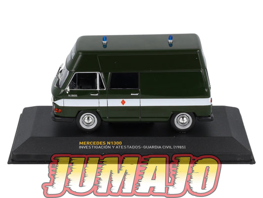 POS416 voiture 1/43 IXO altaya POLICE Espagne MERCEDES N1300 GUARDIA CIVIL 1985