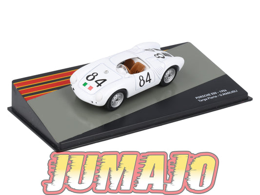 PRC24 voiture 1/43 Altaya IXO : PORSCHE 550 1956 #84 Targa Florio