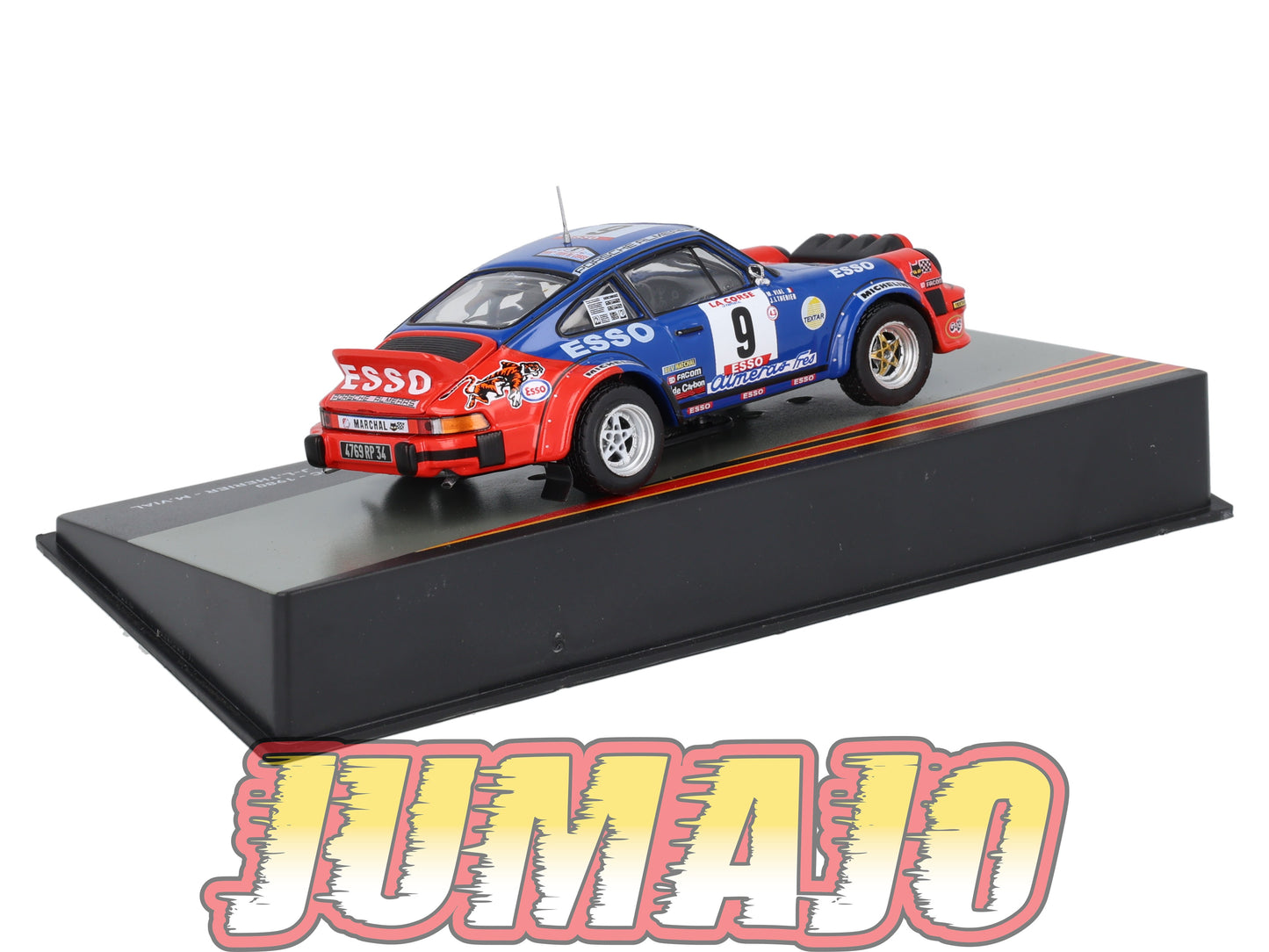 PRC28 voiture 1/43 Altaya IXO PORSCHE 911 SC 1980 #9 J-L.Therier Tour de Corse