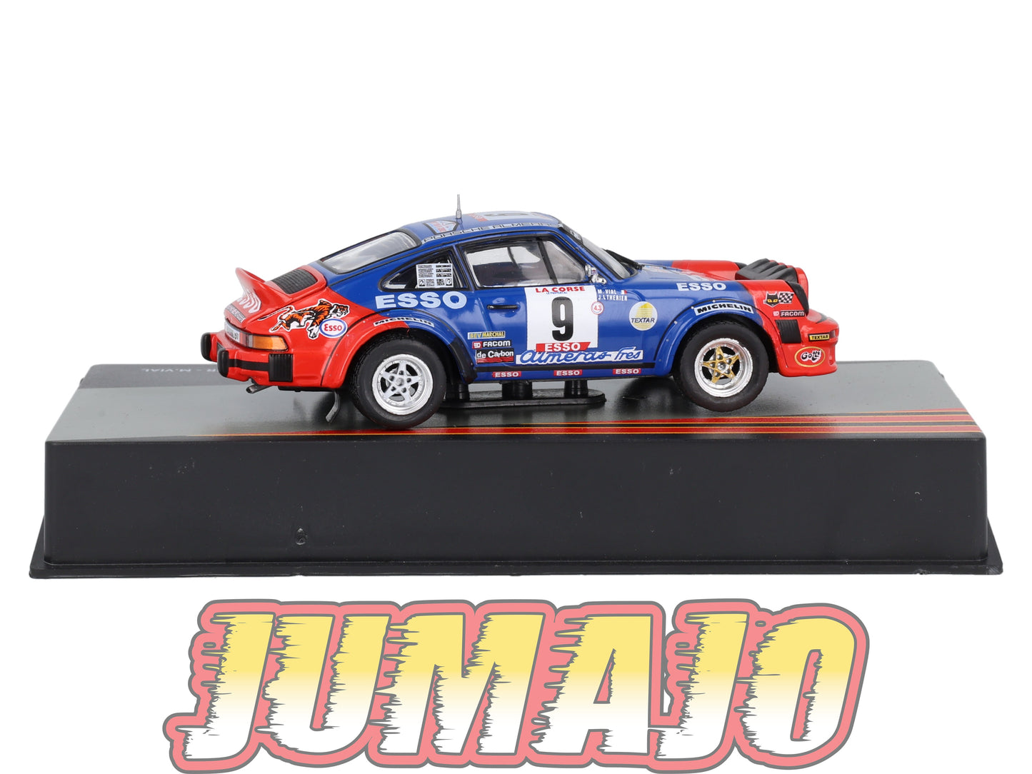 PRC28 voiture 1/43 Altaya IXO PORSCHE 911 SC 1980 #9 J-L.Therier Tour de Corse