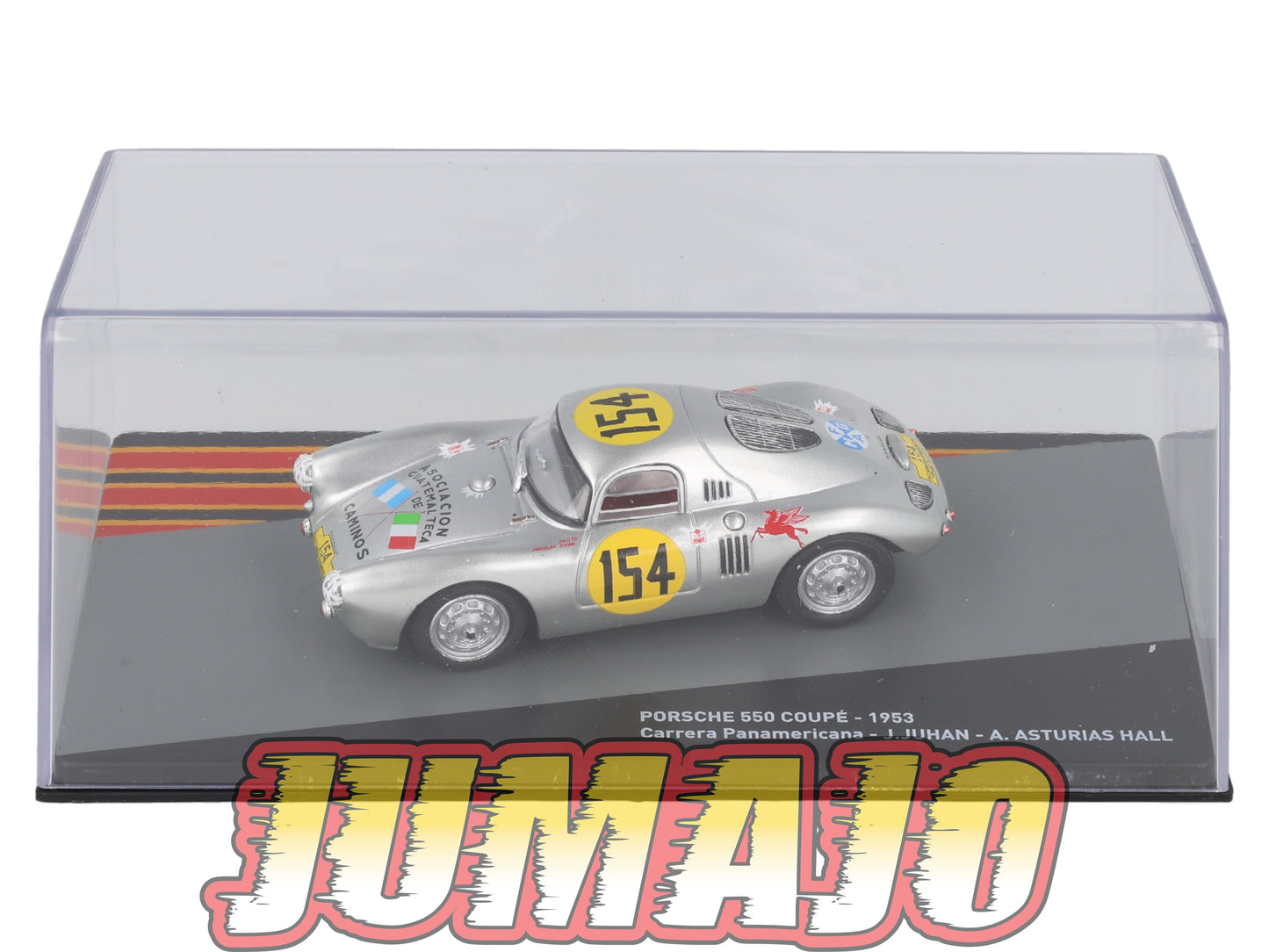 PRC35 voiture 1/43 Altaya IXO PORSCHE 550 Coupé 1953 #154 Carrera Panamerica J Juhan