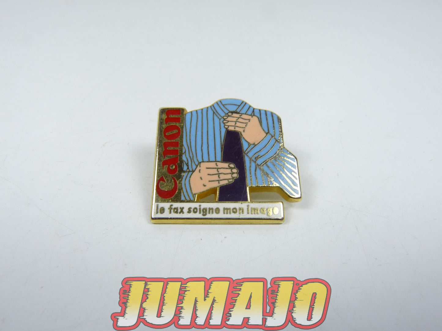 PS122 PIN'S Arthus Bertrand 2cm : Canon "le fax soigne mon image"