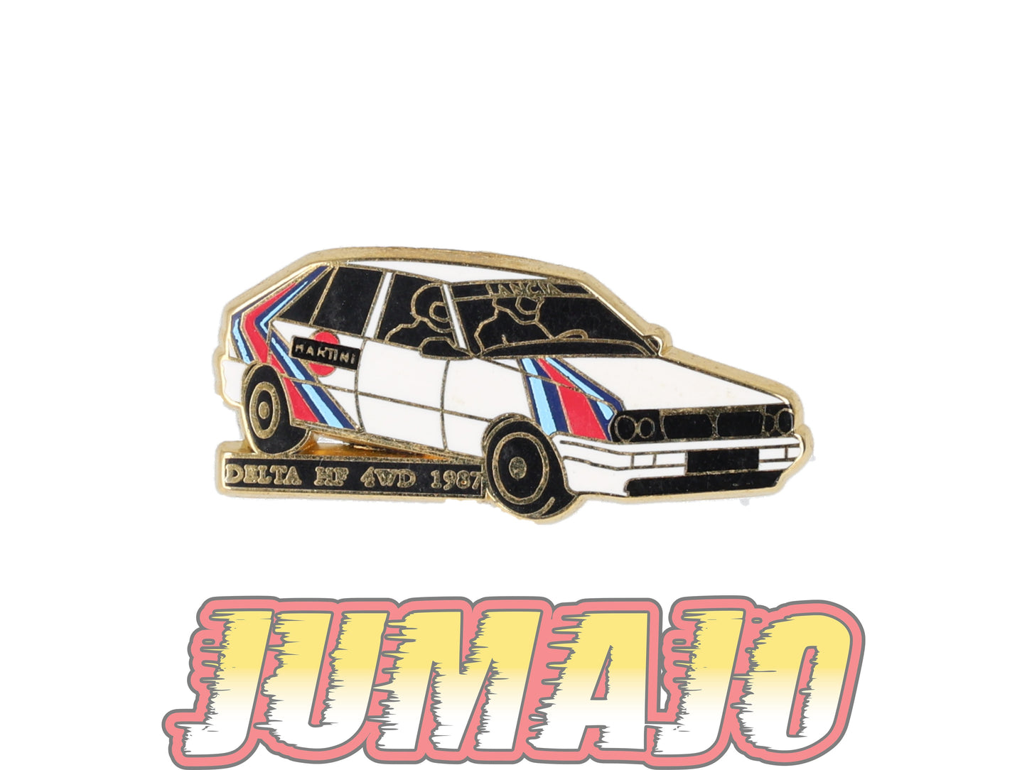 PS124 PIN'S Arthus Bertrand 3.5cm : LANCIA Delta HF 4WD 1987