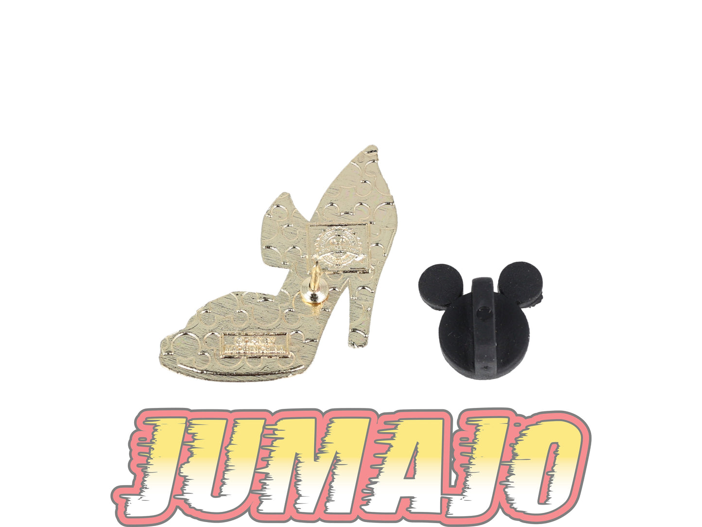 PSD17 Lot de 2 PIN'S Disney 3cm Hidden Mickey : Talon Shoes Aurore Aurora