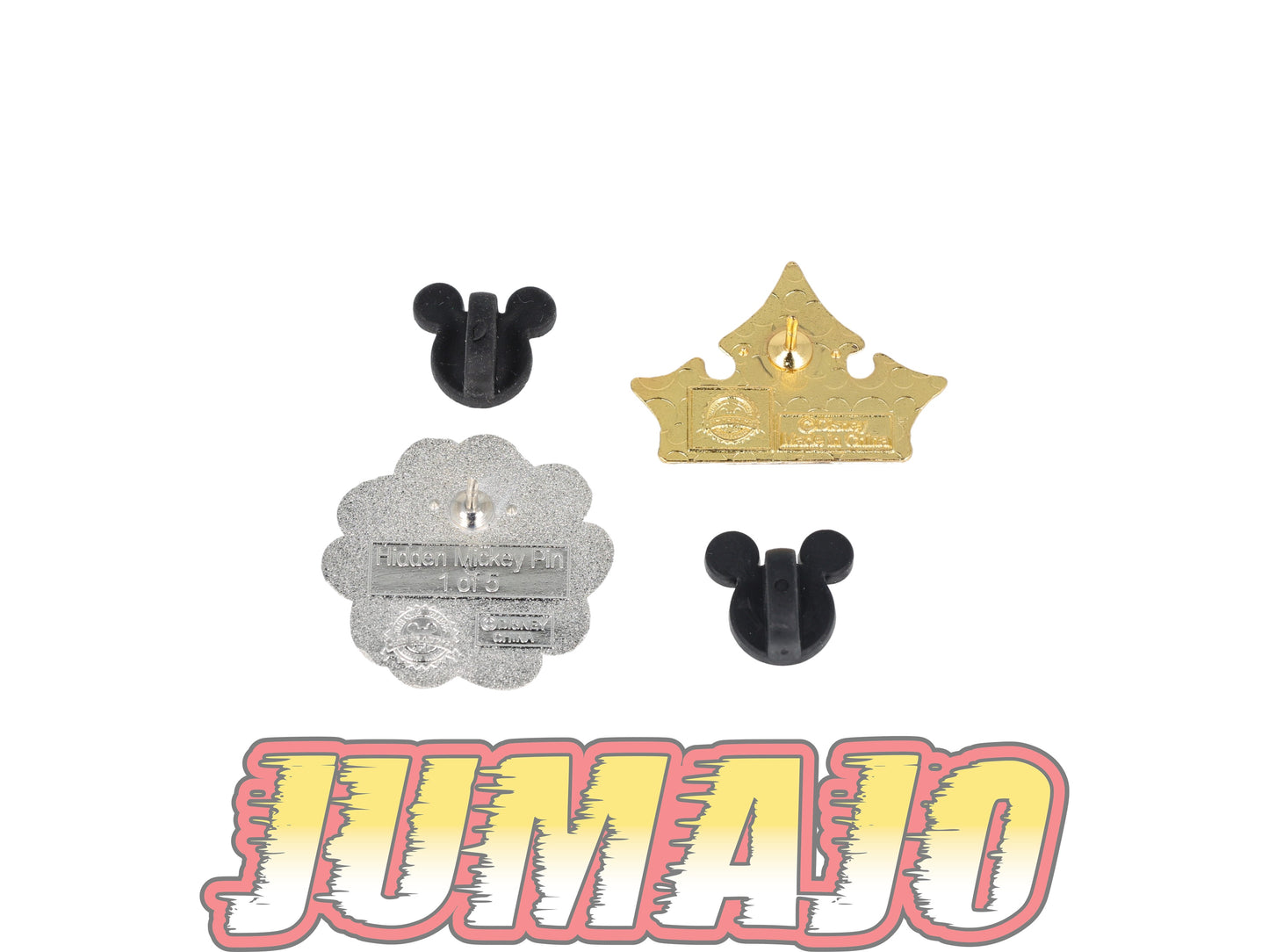 PSD19 Lot de 2 PIN'S Disney Hidden Mickey 2011 2.5cm : Aurore Aurora
