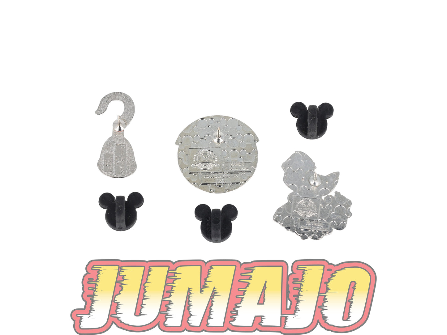PSD29 Lot de 3 PIN'S Disney 3cm Hidden Mickey 2013 : Peter pan & Captain Hook
