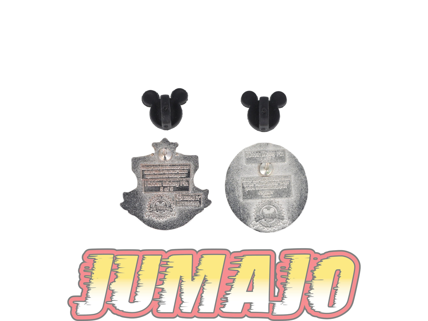 PSD2 2 PIN'S Disney 3cm Hidden Mickey 5/5 2012, 4/7 2009 : Winnie The pooh