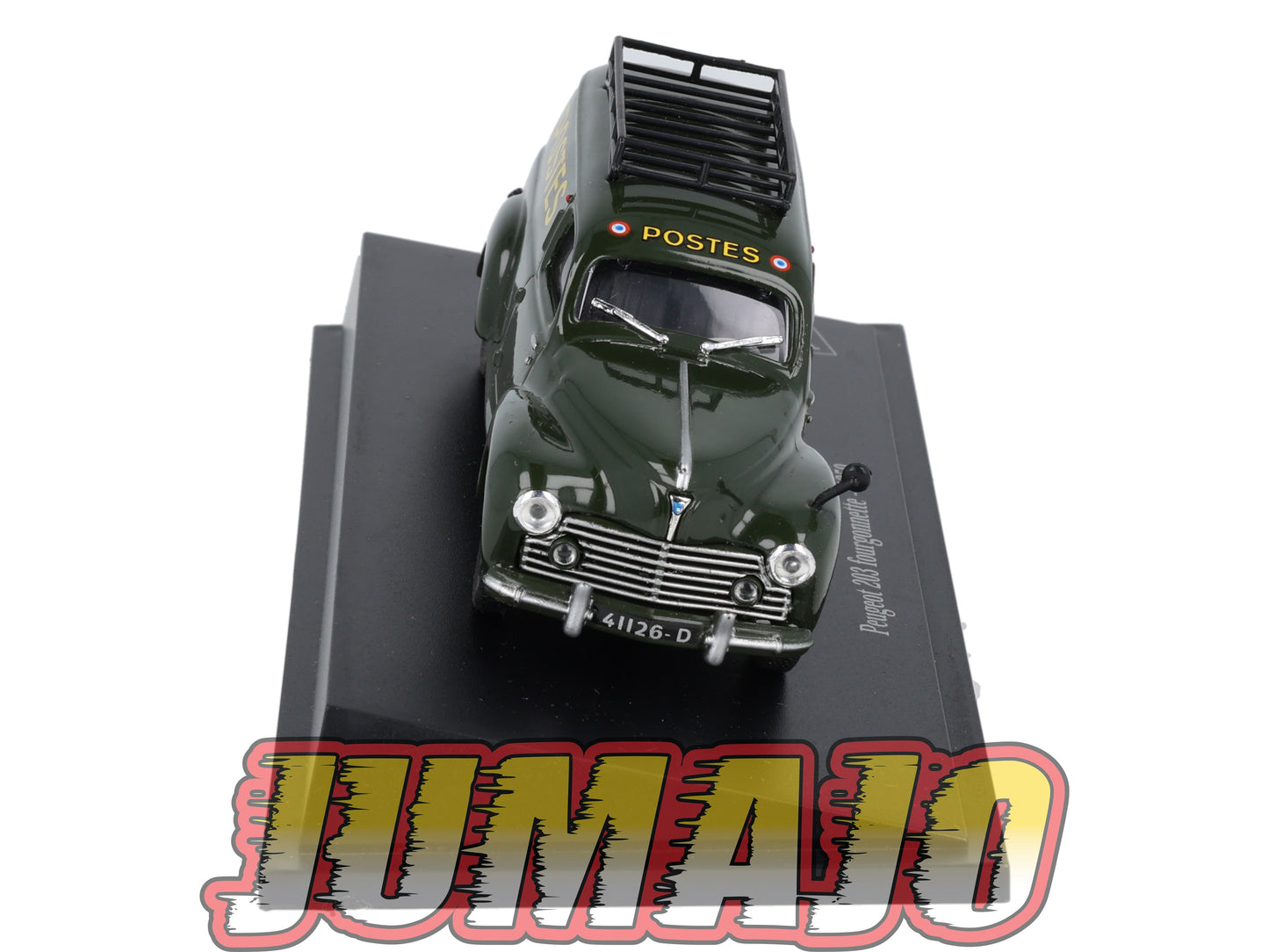 PTT4 Voiture 1/43 Atlas VEHICULES POSTAUX : PEUGEOT 203 Fourgonnette 1950