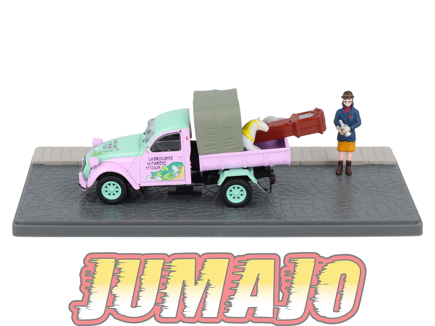 PU27 Voiture 1/43 ELIGOR Petits Utilitaires CITROEN 2CV Pick UP AKS 400 Brocanteur