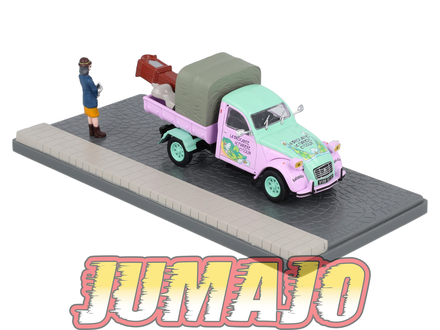 PU27 Voiture 1/43 ELIGOR Petits Utilitaires CITROEN 2CV Pick UP AKS 400 Brocanteur