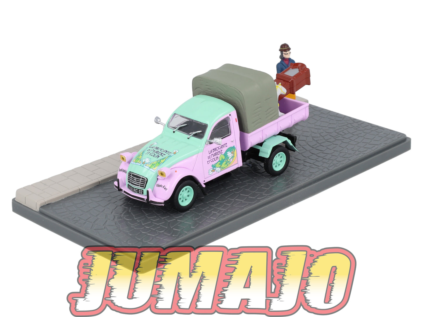PU27 Voiture 1/43 ELIGOR Petits Utilitaires CITROEN 2CV Pick UP AKS 400 Brocanteur