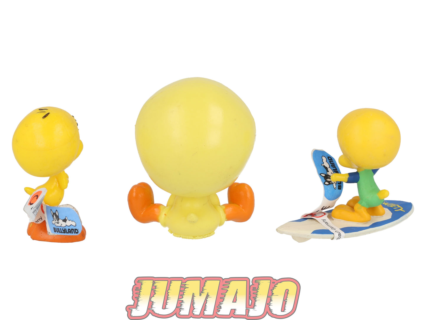 PVC12 Lot 3 figurines PVC BULLY 7cm : Titi Tweety Bébé Titi, surf